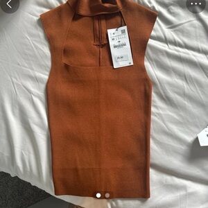 Zara Top color brown
